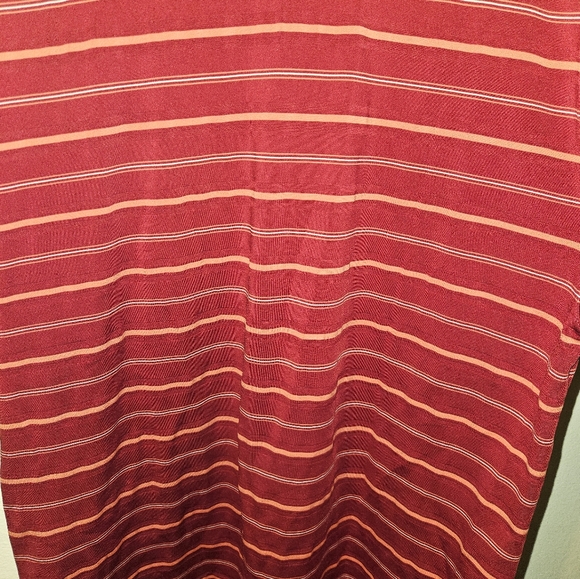 Nike Golf Mens Red Striped Polo Shirt Size Xl - Picture 11 of 12